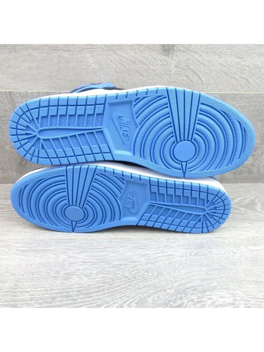 Air Jordan 1 Retro HI OG UNC Mens Size 10.5 University Blue Black NEW - Picture 12 of 14